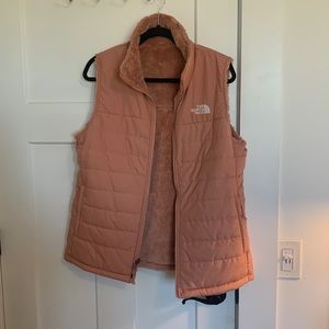 North face reversible vest